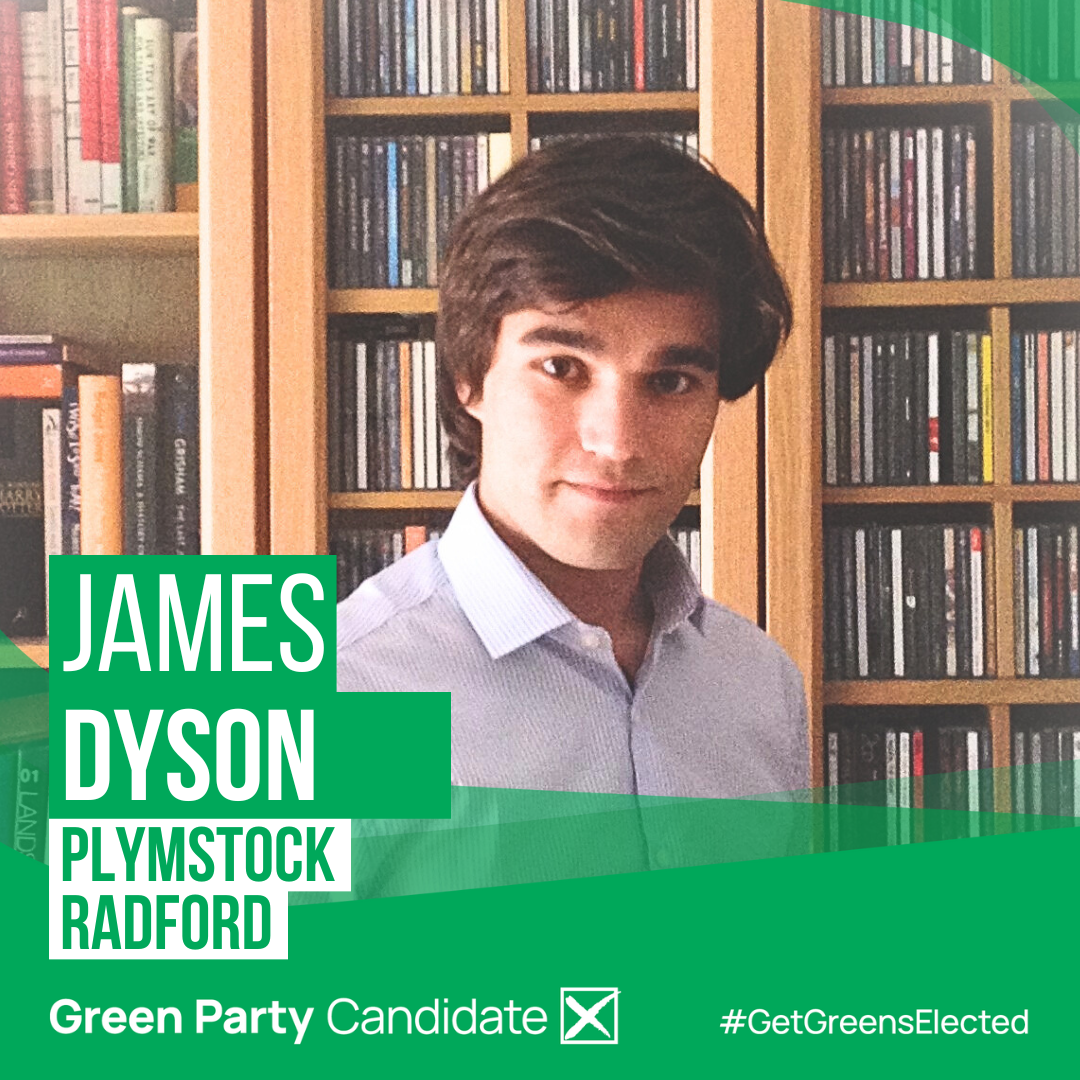 James Dyson, Green Party candidate Plymstock Radford